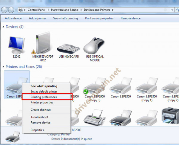 Hướng dẫn cài đặt máy in canon 2900 cho win 7 4