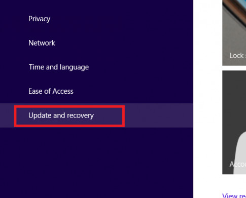 Cách reset máy tính win 8