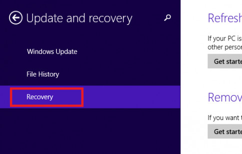 Cách reset máy tính win 8