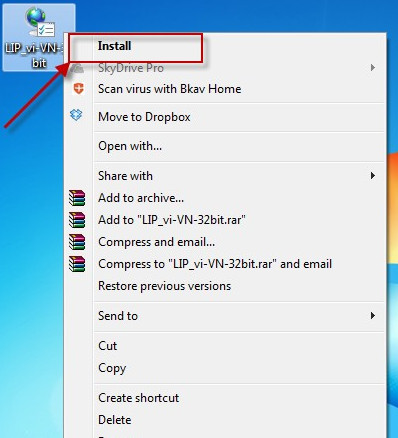Cài tiếng việt cho win 7 và win 10
