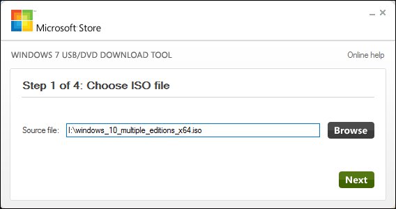 Tạo usb cài win 10
