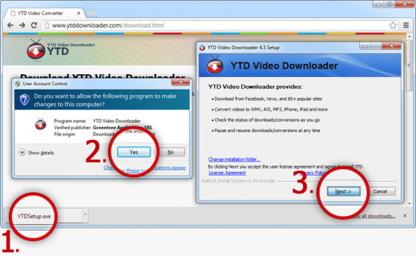 Tải video từ Youtube với YTD Downloader